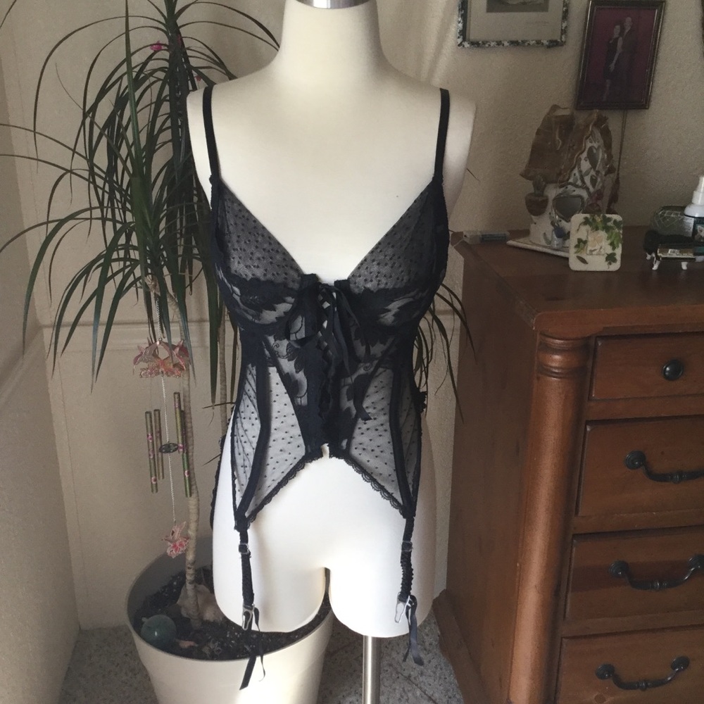 Sheer Black Corset